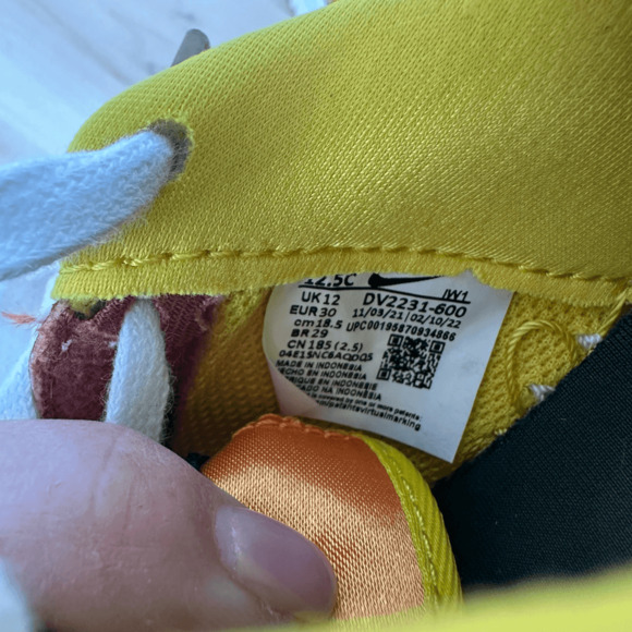 Nike Kids Air Force 1  Little Accra sneakers Size 12.5 Leather Limited Edition - Picture 6 of 12